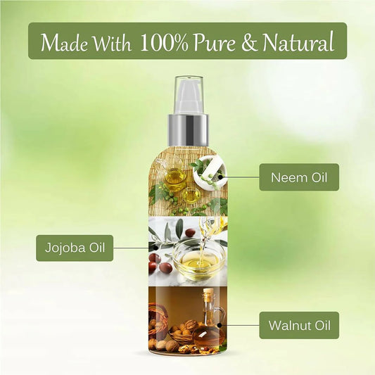Vedic Naturals Neem Hair Oil With Jojoba Oil & Walnut Oil -200 ml