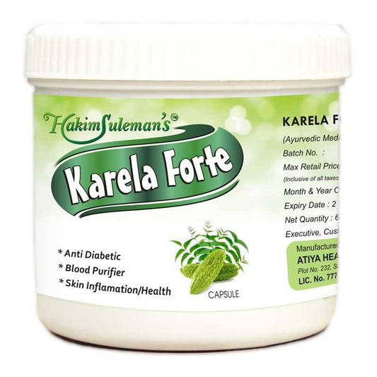 Hakim Suleman's Karela Forte Capsules -60 Capsules