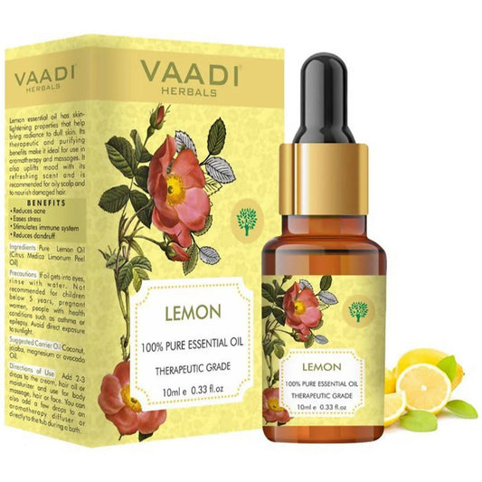 Vaadi Herbals Lemon Oil Therapeutic Grade -10 ML