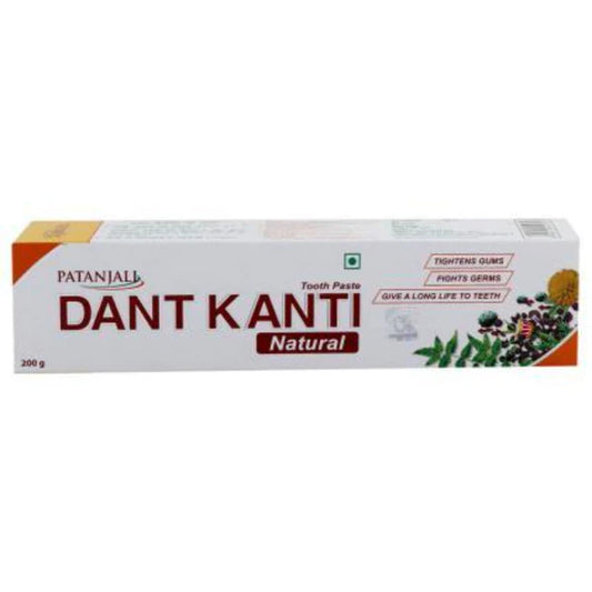Patanjali Dant Kanti Natural Toothpaste - 100 gm - Pack of 1