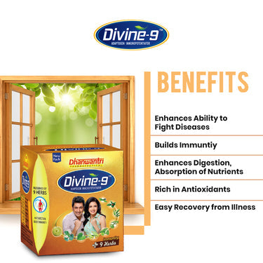 Dhanwantri Pharmaceutical Divine 9 Adptogen Immunity Booster