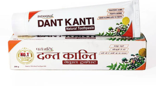 Patanjali Dant Kanti Natural Toothpaste - 100 gm - Pack of 1