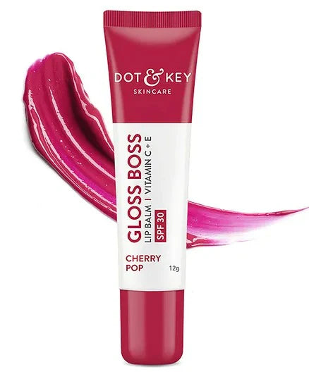 Dot & Key Gloss Boss Cherry Lip Balm -12 gm