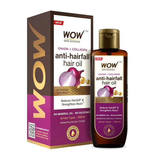 Wow Skin Science Onion Black Seed Hair Oil-100 ml