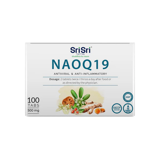 Sri Sri Tattva NAOQ19 Antiviral & Anti Inflammatory Tablets - 100 tabs