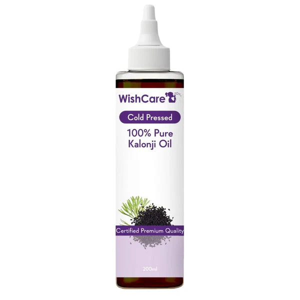 Wishcare Premium Cold Pressed Kalonji - Onion Black Seed Hair Oil -200 ...