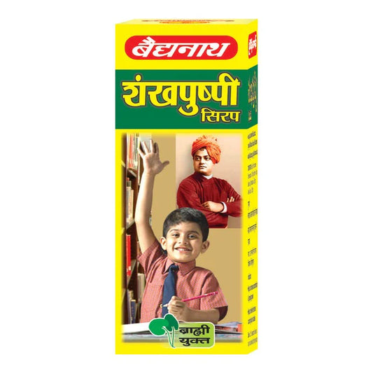 Baidyanath Kolkata Shankhapushpi Syrup -200 ml - Pack of 1