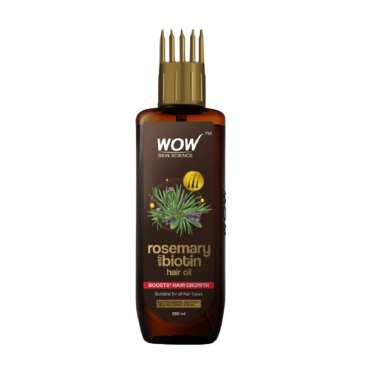 Wow Skin Science Rosemary With Biotin Hair Growth Oil -200 ml