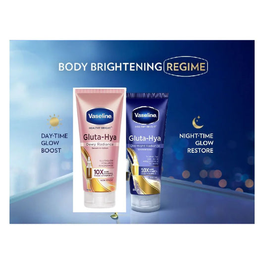 Vaseline Gluta-Hya Dewy Radiance & Overnight Combo -200ml