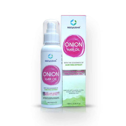 Reeyusha Onion Hair Oil with Aloe Vera Extract -120 ml