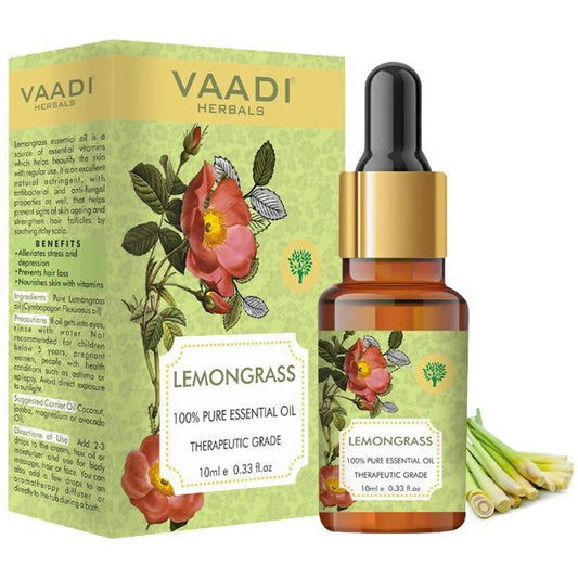 Vaadi Herbals Lemongras Oil Therapeutic Grade -10 ML