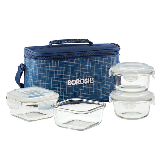 Borosil Indigo Universal Lunchbox