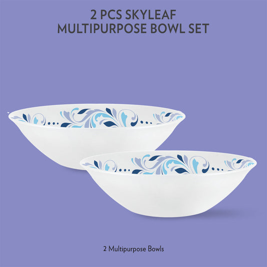 Larah by Borosil Skyleaf Multipurpose Bowl