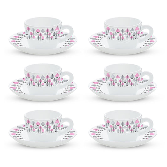 Larah by Borosil Regency Cup n Saucers Set