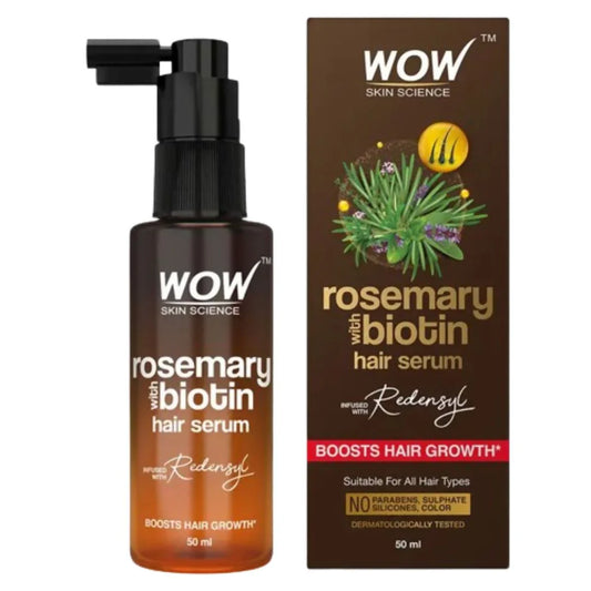 Wow Life Science Rosemary With Biotin Hair Serum -50 ml