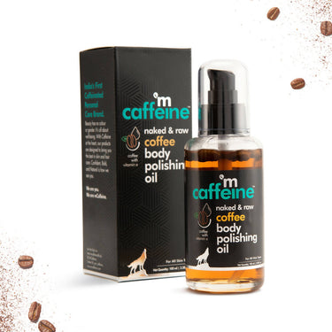 mCaffeine Raw Coffee Body Polishing Oil - 100 ml