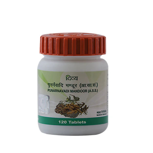 Patanjali Punarnavadi Mandoor -60 tabs - Pack of 1