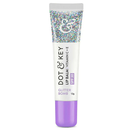 Dot & Key Glitter Bomb t Vitamin C + E & SPF 30 PA+++ Lip Balm -12 gm