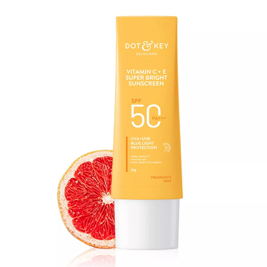 Dot & Key Vitamin C + E Super Bright Sunscreen SPF 50+++ 50gm