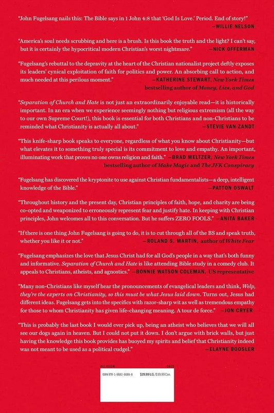 Separation of Church and Hate: paperback