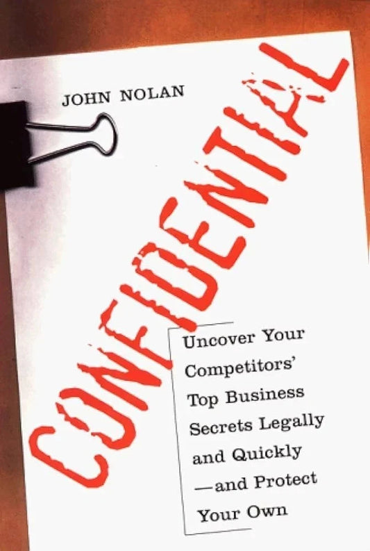 CONFIDENTIAL WRITTEN BY JOHN NOLAN BRAND NEW PAPERBACK