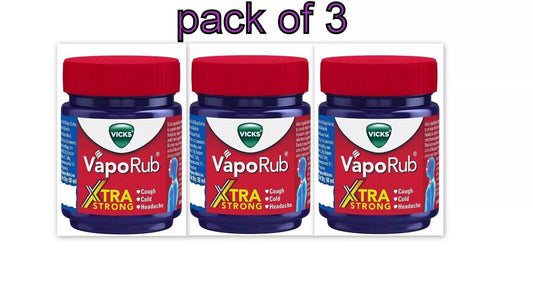 Vcicks VapoRub Xtra Strong, 50 ml (pack of 3)