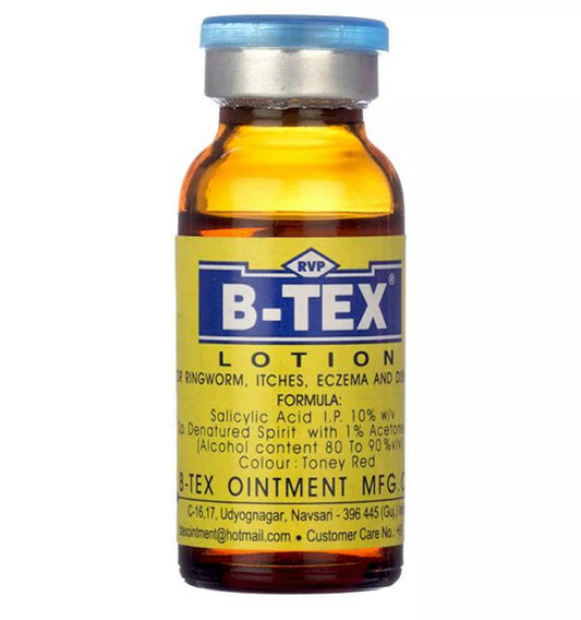 B- TEX Lotion for Ringworms and Itches, Eczema - 15ml