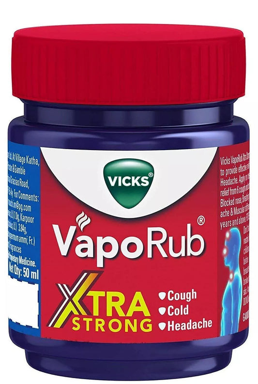 Vcicks VapoRub Xtra Strong, 50 ml (pack of 3)