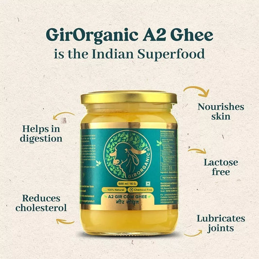 GirOrganic A2 Pure Ghee - 500ml