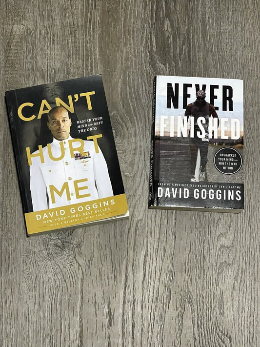 NEVER FINISHED : + CAN 'T HURT ME- Paperback