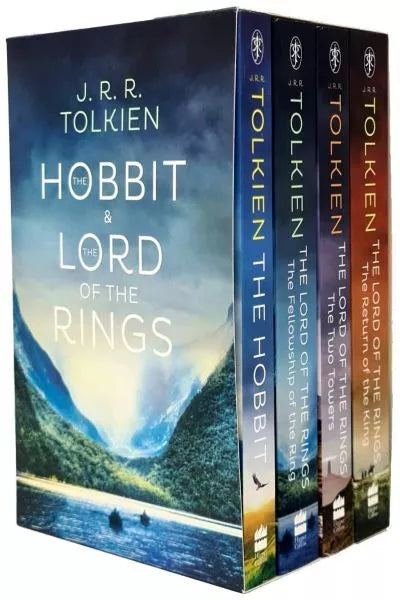 The Hobbit & The Lord of the Rings Boxed Set By JRR Tolkien NEW Paperback
