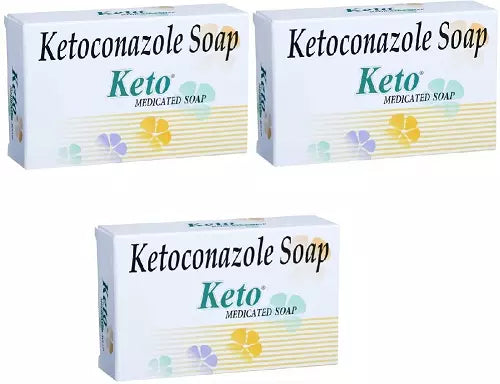 Keto Antifungal Soap-  (50gm) pack of 3