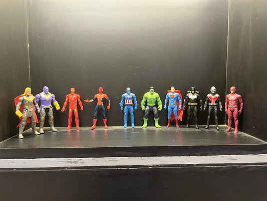 Avengers Superhero Action Figure Toy Set of 10
