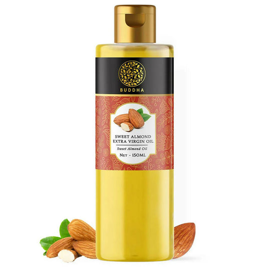 Buddha Natural Extra Virgin Cold Pressed Sweet Almond Oil -150 ml