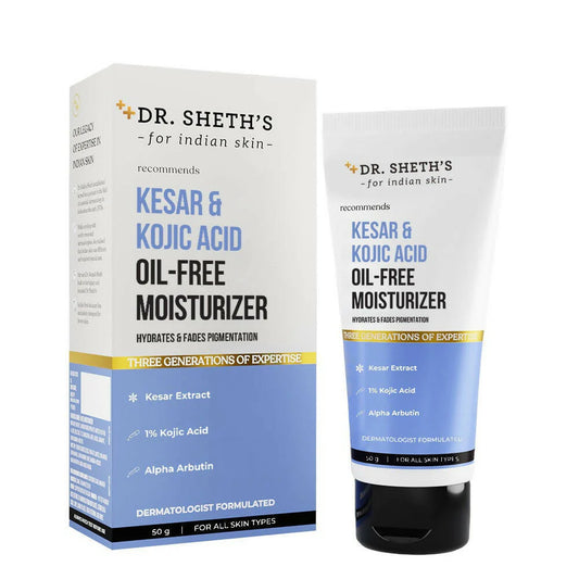 Dr. Sheth's Kesar & Kojic Acid Oil-Free Moisturizer -50 gm