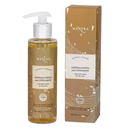 Mantra Herbal Ashwagandha and Cinnamon Vata Body Wash For Dry Skin