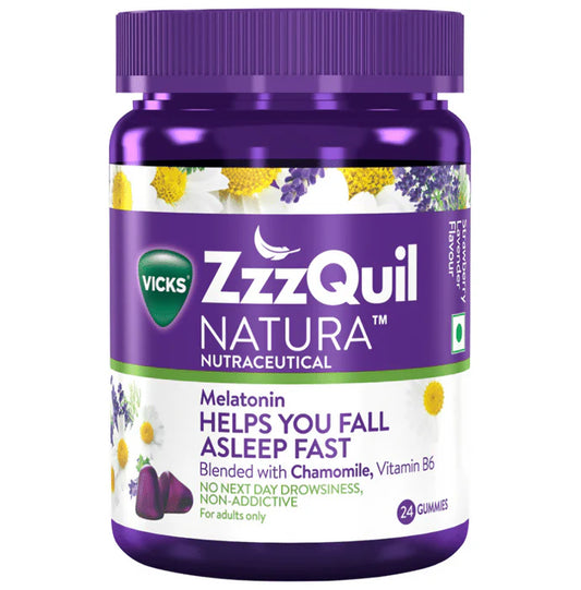 Vicks ZzzQuil Natura Melatonin Sleep Gummies -10 gummies