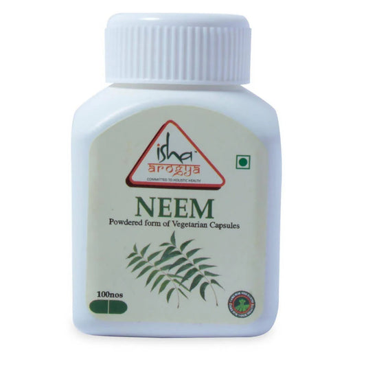 Isha Arogya Neem Powder Veg Pills -100 caps