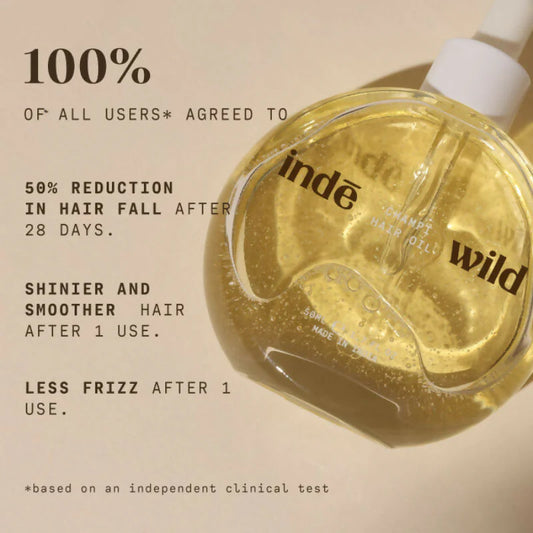 Indē Wild Champi Hair Oil with Brahmi, Amla and Bhringraj -50ml