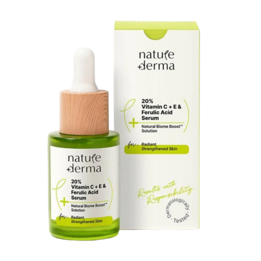 Nature Derma 20% Vitamin C + E & Ferulic Acid Serum -30 ml