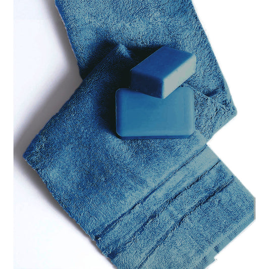 Dark Blue Bamboo Hand Towel | Set of 3