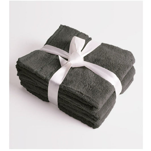 Grey Bamboo Face Towel | Set of 3