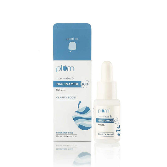 Plum 10% Niacinamide Face Serum with Rice Water-15ML