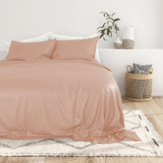 Rose Gold Bamboo Bedsheet Set | Multiple Sizes