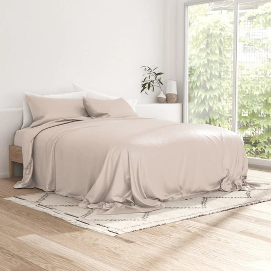 Ivory Bamboo Bedsheet Set | Multiple Sizes