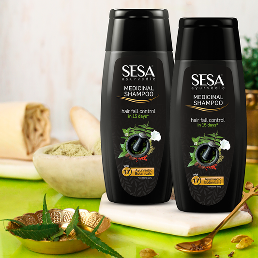 Sesa Ayurvedic Anti-Hair Fall Shampoo - 200 ml (Pack of 2)