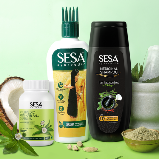 Sesa Ayurvedic 15 Days Ayurvedic Hair Fall Control Kit