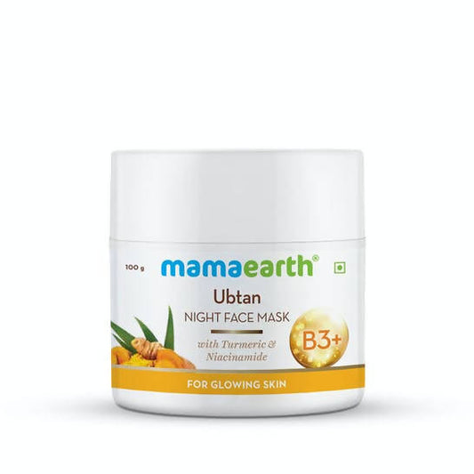 Mamaearth Ubtan Night Face Mask for Glowing Skin - 100 ml