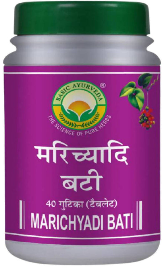 Basic Ayurveda Marchiyadi Bati - 40 Tablets