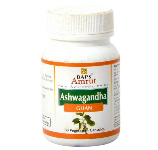 Baps Amrut Ashwagandha Capsules – 60 Vegan Capsules